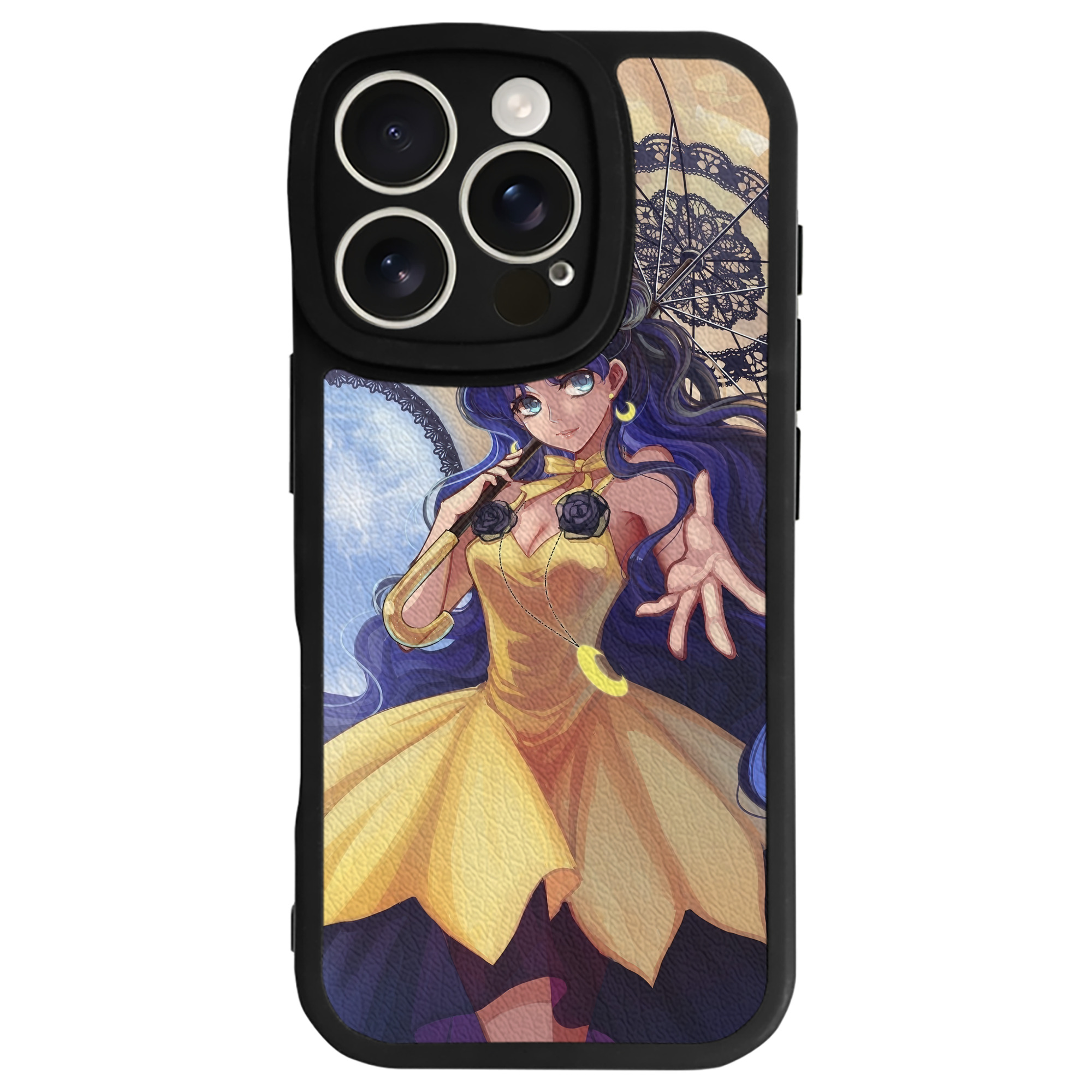 （画像用） 美少女戦士セーラームーン Sailor Moon 【iPhone 16シリーズ対応】シリコンスマホケース（レザー調） 材質：シリコン